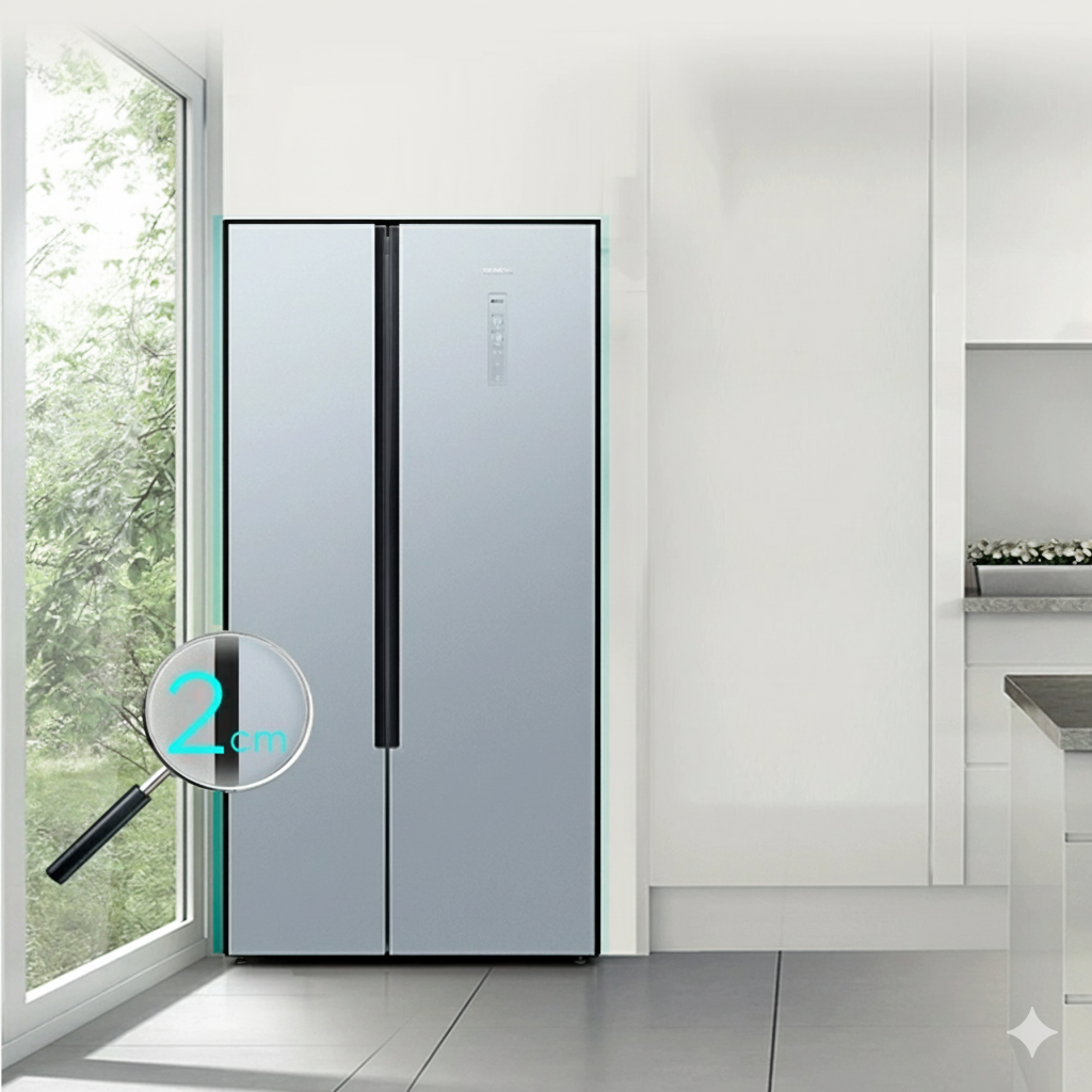 Built-In Side-by-Side Refrigerator | Dual Cooling · No-Frost · Large Capacity 610–650L · Smart Touch Control