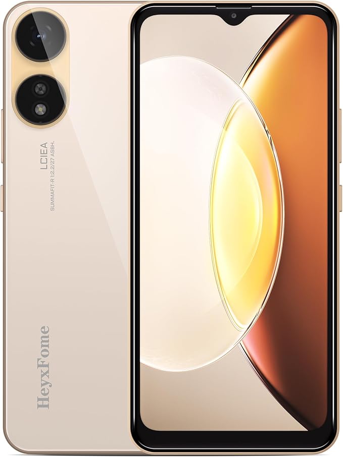 4G LTE GSM Unlocked Cell Phone 6.5” HD+ Screen Mobile Phones 2GB RAM Android 10 Smart Phone 16MP Smartphone Dual SIM (for T-Mobile Only USA Market) Face Unlock (Gold)