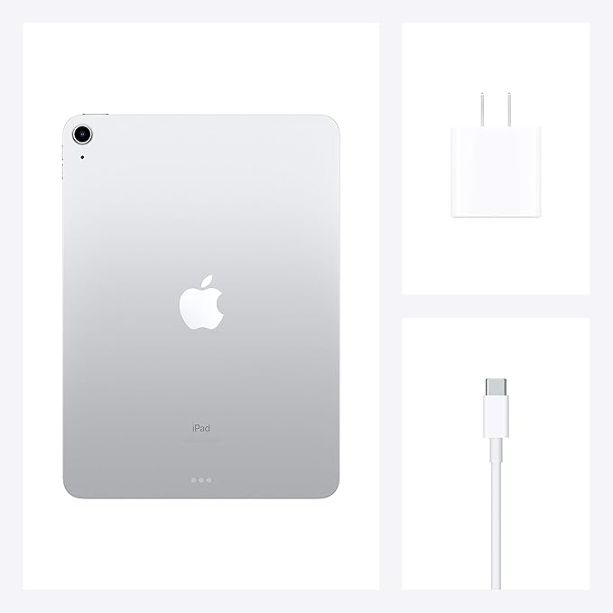 IPad Air (10.9-inch, Wi-Fi, 256GB) - Silver (Latest Model, 4th Generation) (Renewed)