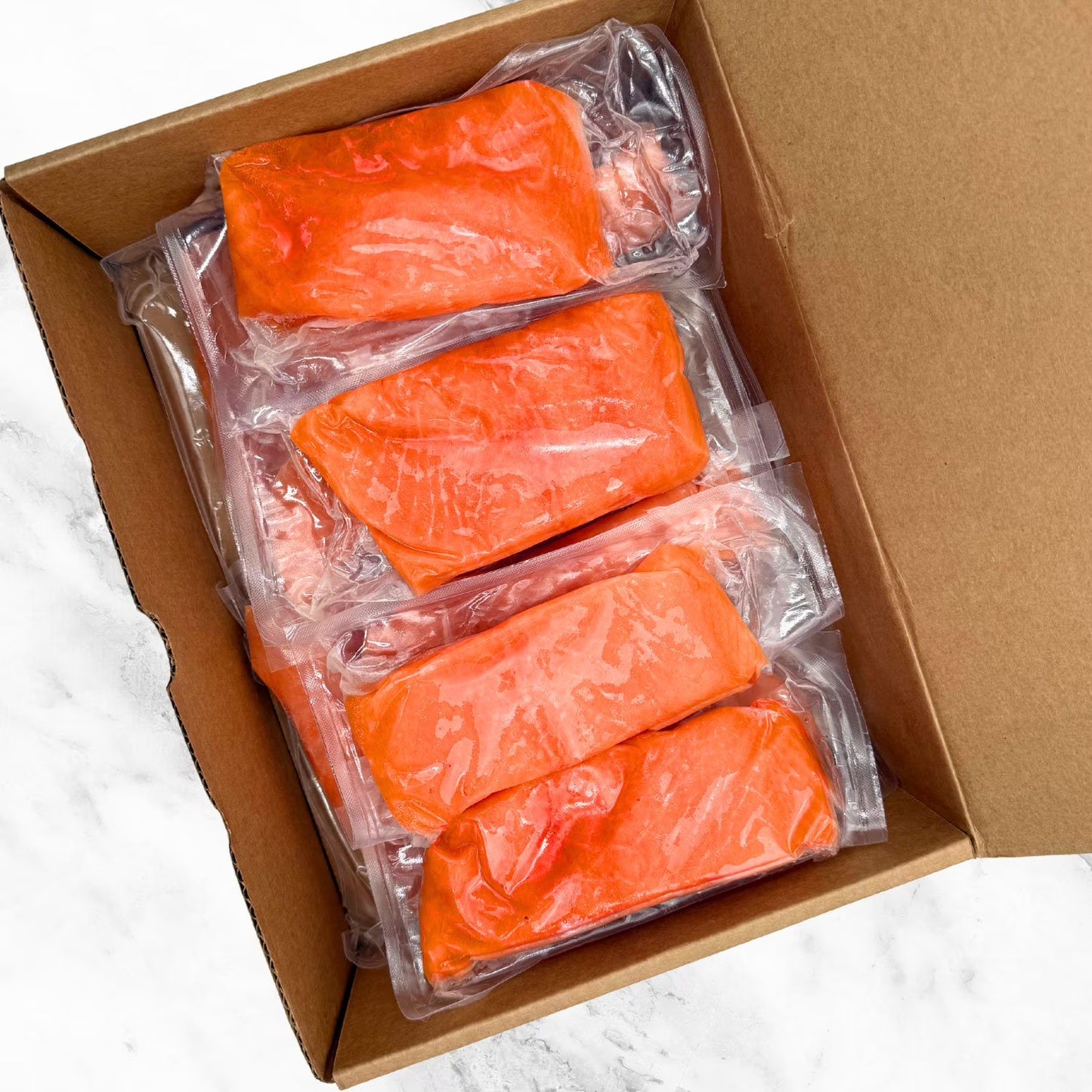 Antibiotic-Free Sashimi-Grade Skinless Atlantic Salmon, Frozen, (20 Lb.)