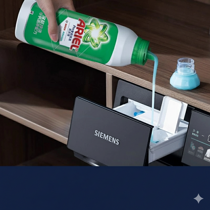 Premium Laundry Set | Front-Load Washer + Heat Pump Dryer | Space-Saving Stack Design · Quiet iQdrive · Multi-Program Care