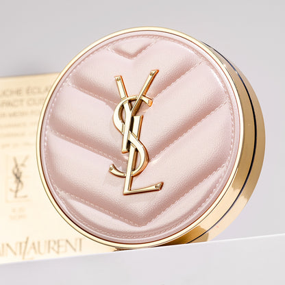 Watery Glow Cushion Foundation - Long-lasting, Concealing, Moisturizing, Finely milled, lightweight, and adheres well to the skin. A must-have for dry skin. 12g #BR10 Pinkish-white skin tone.