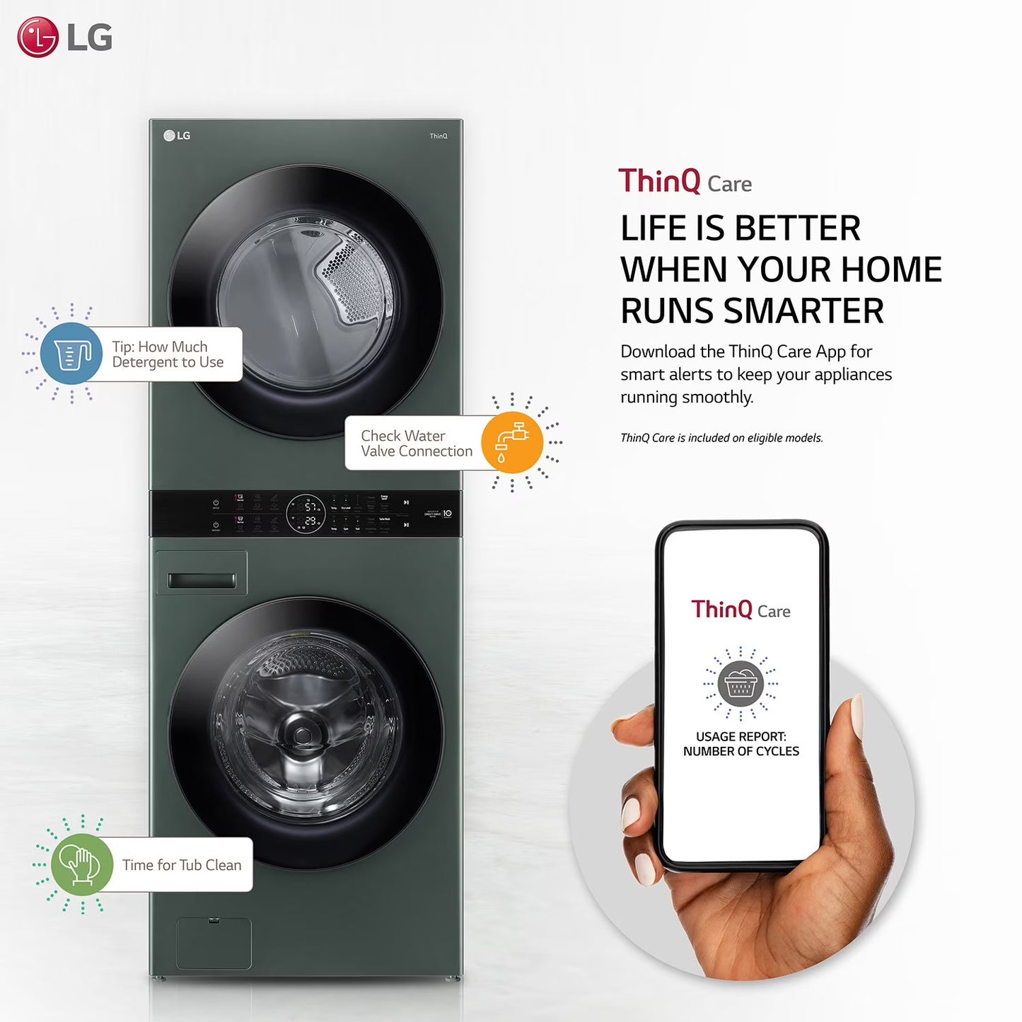 Single Unit Front Load WashTower