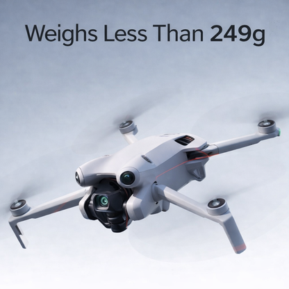 4K 60FPS HDR Camera Drone with GPS, Omni-Directional Obstacle Avoidance, Intelligent Tracking, Vertical Shooting, Lightweight Under 249g