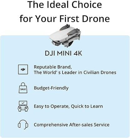 Mini 4K Camera Drone Combo, Drone with 4K UHD Camera for Adults, Under 249 g, 3-Axis Gimbal Stabilization, 10km Video Transmission, Auto Return, 2 Batteries for 62-Min Max Flight Time, QuickShots