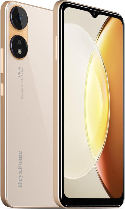 4G LTE GSM Unlocked Cell Phone 6.5” HD+ Screen Mobile Phones 2GB RAM Android 10 Smart Phone 16MP Smartphone Dual SIM (for T-Mobile Only USA Market) Face Unlock (Gold)