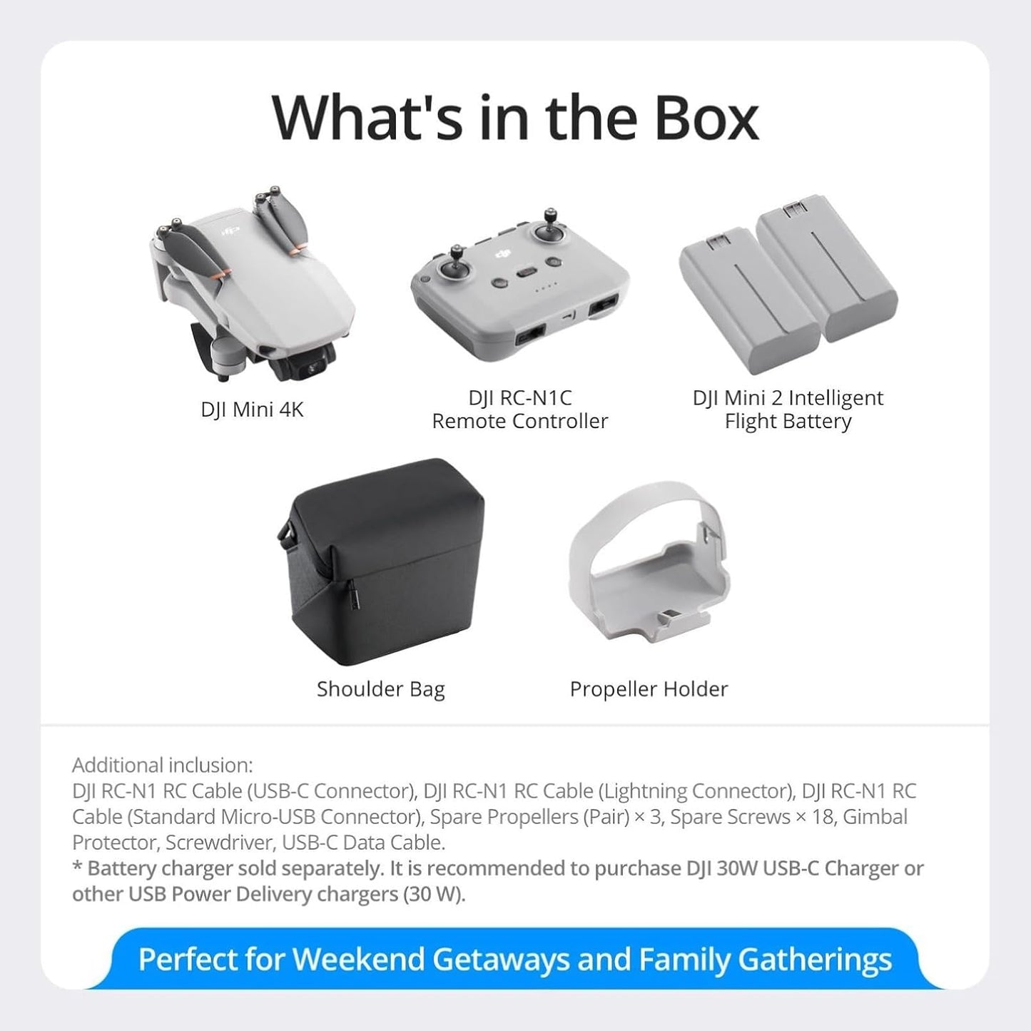 Mini 4K Camera Drone Combo, Drone with 4K UHD Camera for Adults, Under 249 g, 3-Axis Gimbal Stabilization, 10km Video Transmission, Auto Return, 2 Batteries for 62-Min Max Flight Time, QuickShots