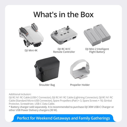 Mini 4K Camera Drone Combo, Drone with 4K UHD Camera for Adults, Under 249 g, 3-Axis Gimbal Stabilization, 10km Video Transmission, Auto Return, 2 Batteries for 62-Min Max Flight Time, QuickShots