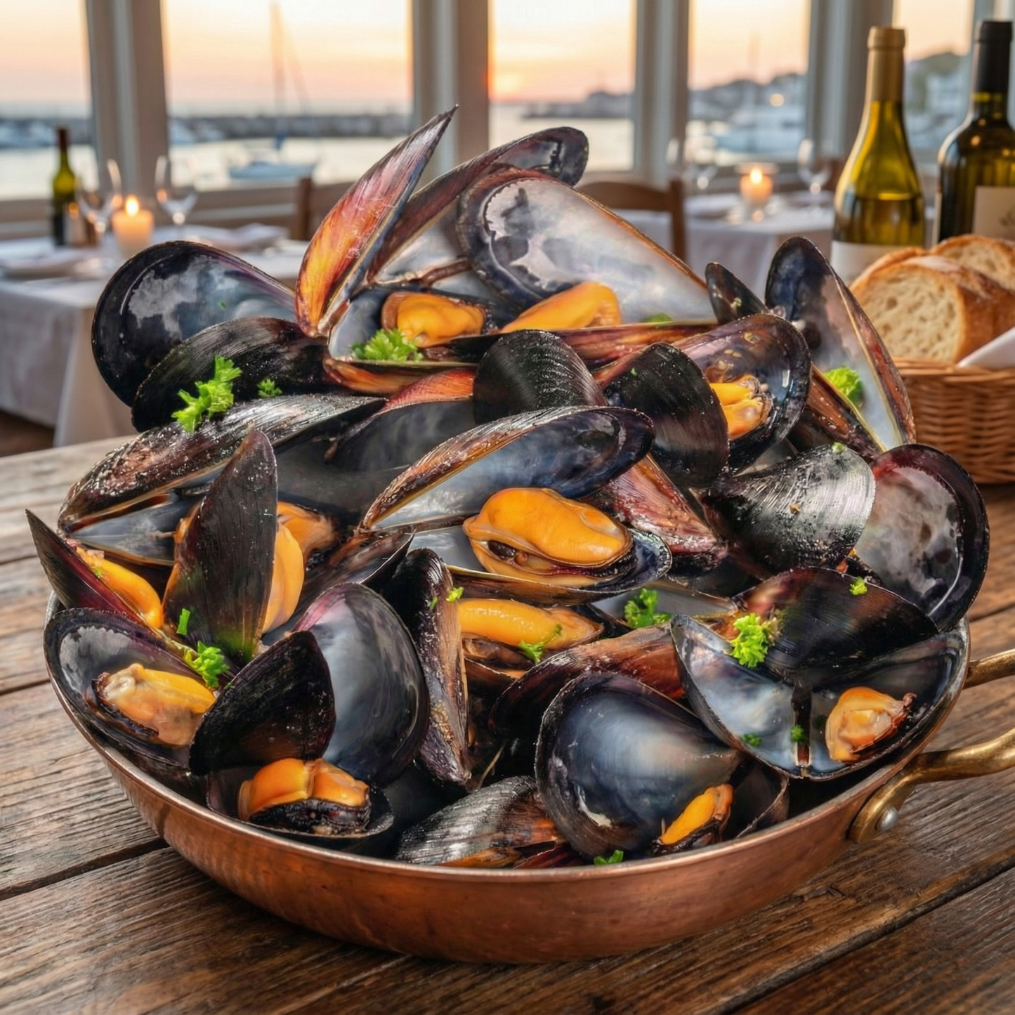 Frozen Blue Mussels in Half Shell – All Natural Rope Cultured | PanaPesca