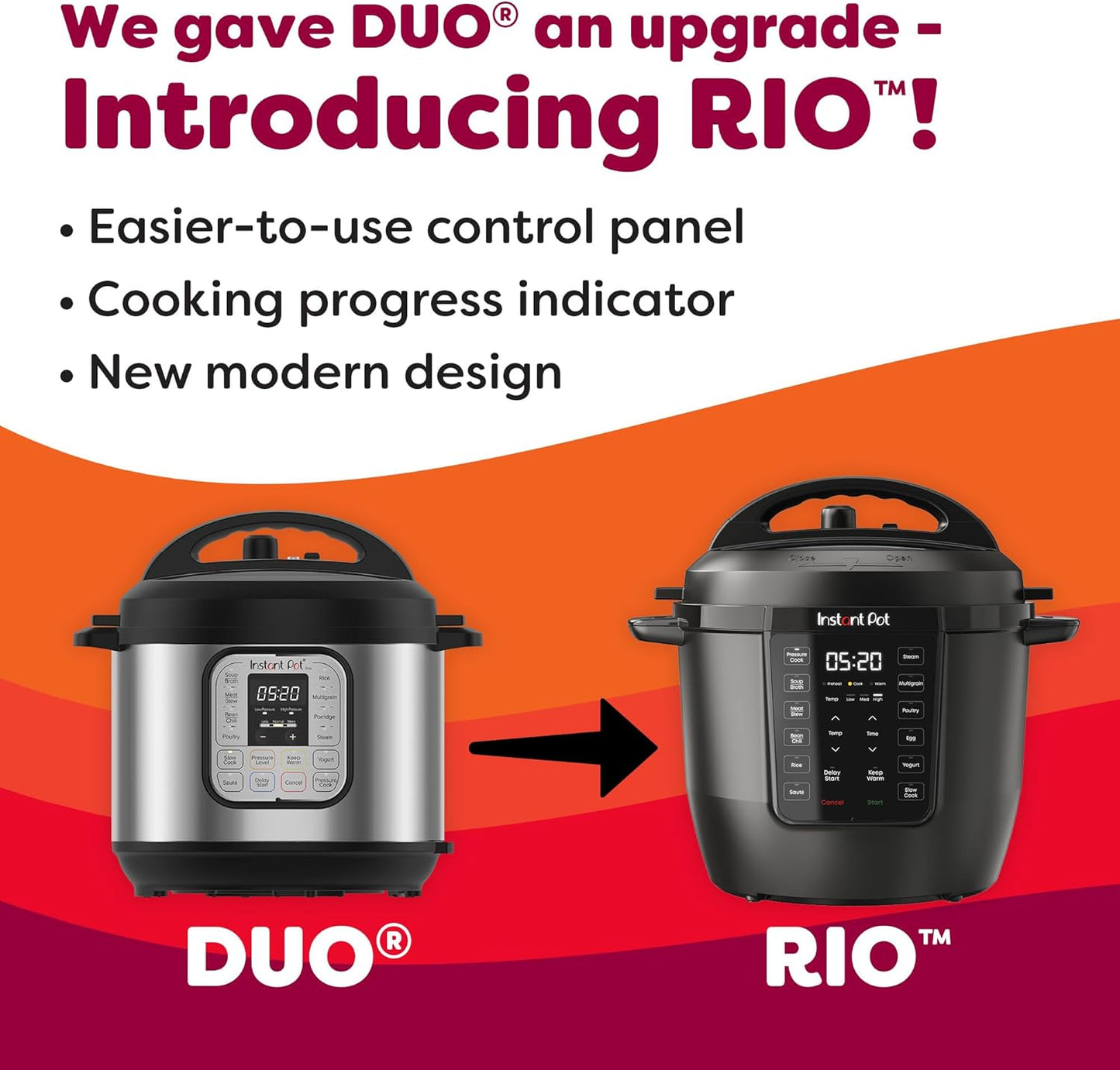 7-in-1 Multi-Cooker, Pressure Cooker, Slow cook, Sauté, Steam, Rice Maker, Yogurt, & Warmer, Black, 6 Quarts