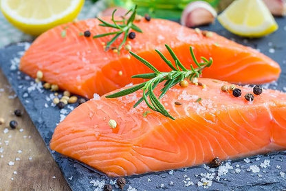 Fresh Atlantic Salmon Fillets, Best Premium Quality in the US, Center Cut, Perfectly Trimmed,  (20 Lb.) - Kosher, Ready to Cook - Skinless, 100% Natural and High in Omega3.
