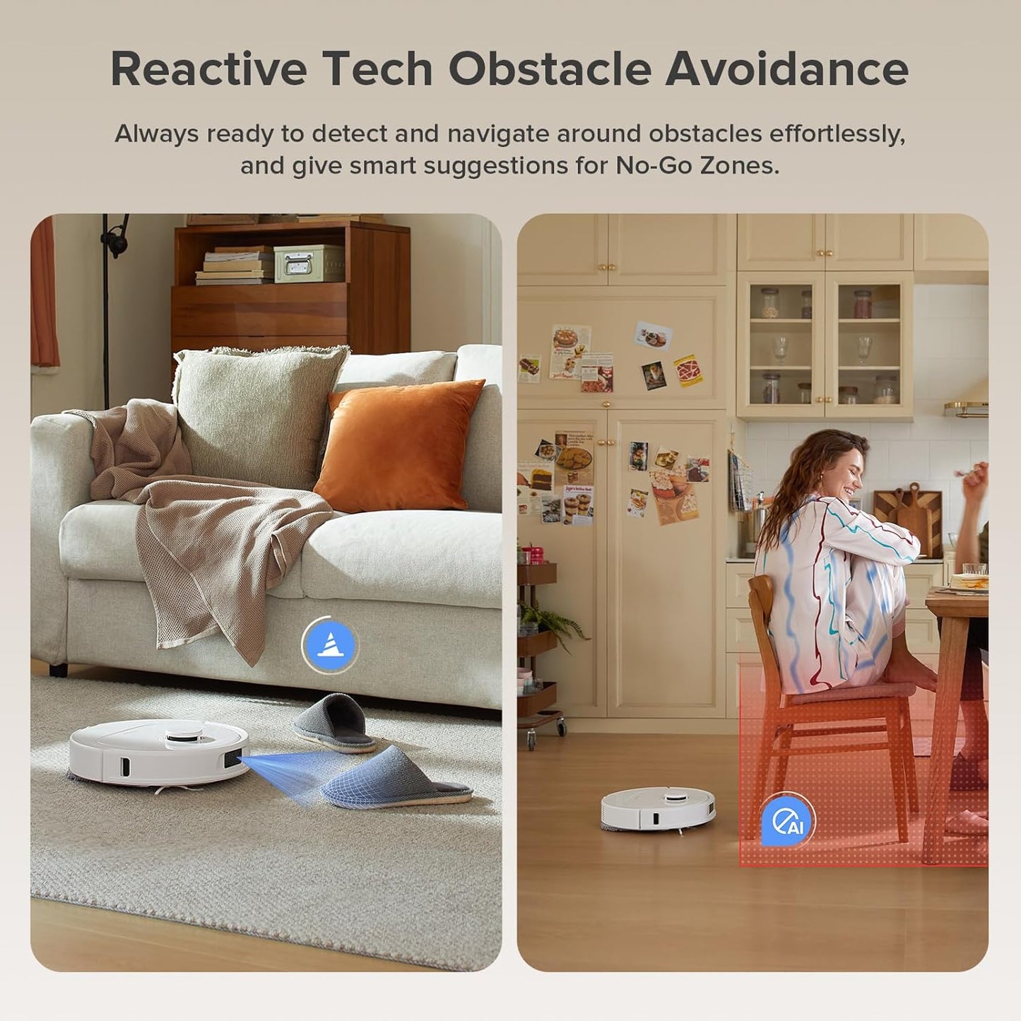 Qrevo Series Robot Vacuum and Mop, 8000Pa Suction, Upgraded from Qrevo S, Anti-Tangle Brush, Smart Obstacle Avoidance, Auto Mop Washing, All-in-One Dock, 200RPM Spinning Mops, White(QV 35A)