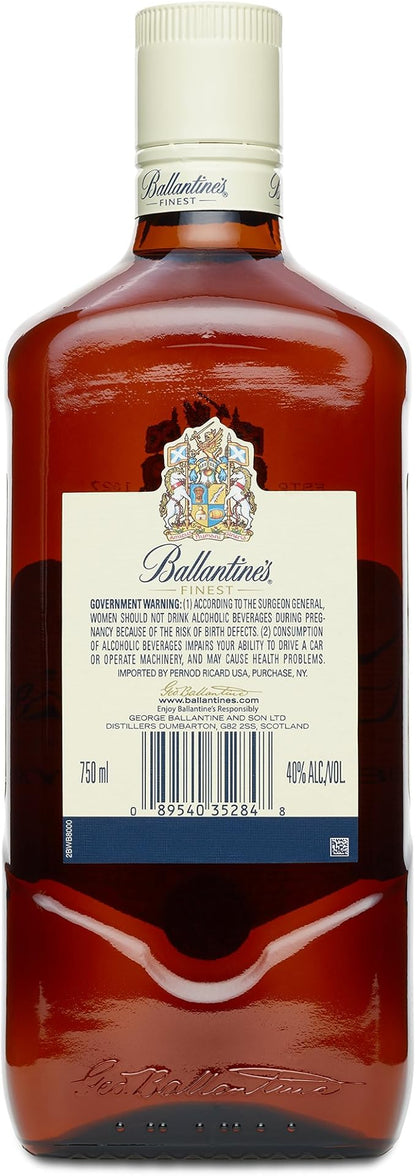 Ballantine's Whisky, 750mL, 80 Proof (10 Bottle)