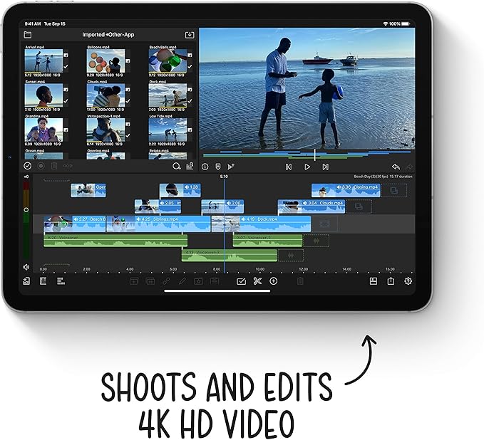 IPad Air (10.9-inch, Wi-Fi, 256GB) - Silver (Latest Model, 4th Generation) (Renewed)