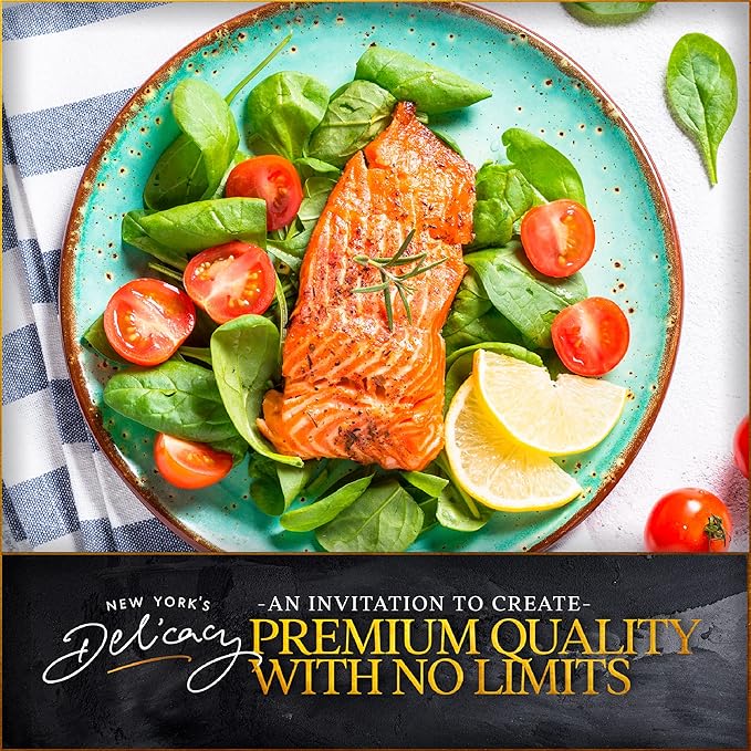 Fresh Atlantic Salmon Fillets, Best Premium Quality in the US, Center Cut, Perfectly Trimmed,  (20 Lb.) - Kosher, Ready to Cook - Skinless, 100% Natural and High in Omega3.