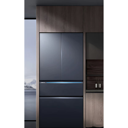 Built-In Multi-Door Refrigerator | Dual Door Top · Convertible Middle Drawer · Large Freezer Bottom | No-Frost · Zero-Fresh System (855 × 668 × 1895 mm)